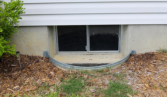 Basement window well