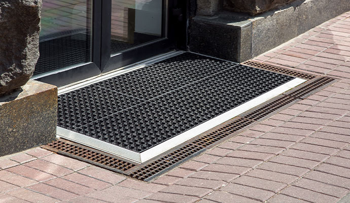 Entryway drainage system