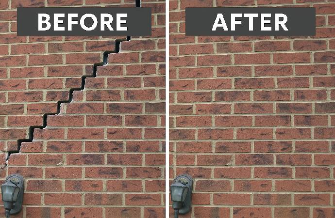 Before & After Foundation Repair Lafayette Indiana