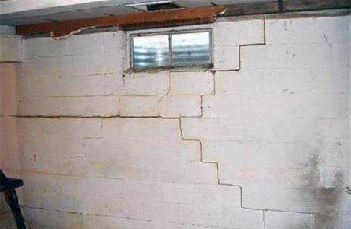 Foundation Repair Bowing Basement Wall Greenfield Indiana