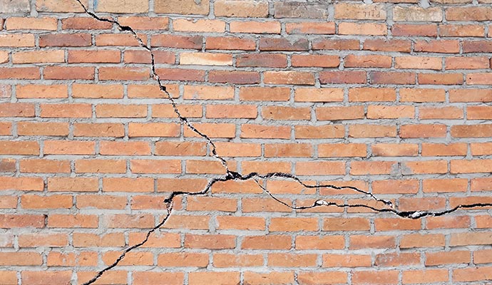 cracked wall