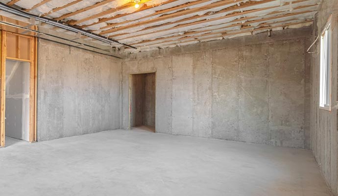 wet crawl space basement waterproofing