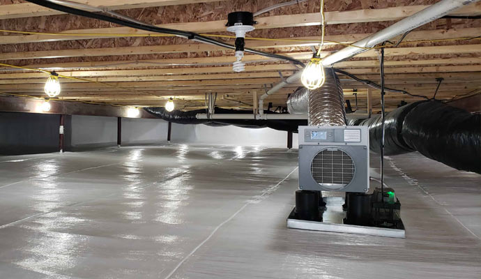 crawl space dehumidification in Indianapolis