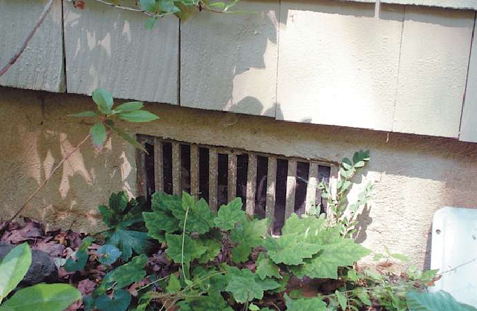Crawl Space Foundation Vent in Lafayette, Indiana