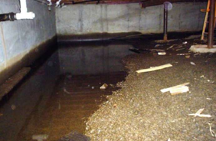 Crawl Space Water in Cincinnati, Ohio