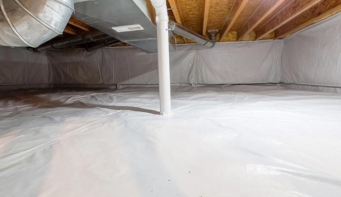 Crawl space encapsulation