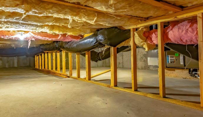 Crawl space
              insulation