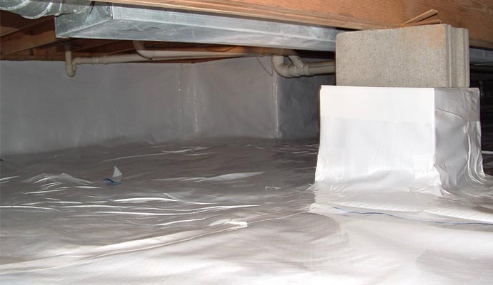 Vapor Barrier Installation for Crawl Space in Indianapolis