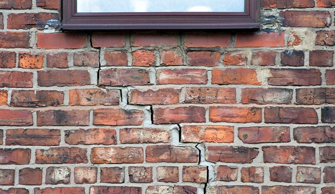 foundation crack wall repair