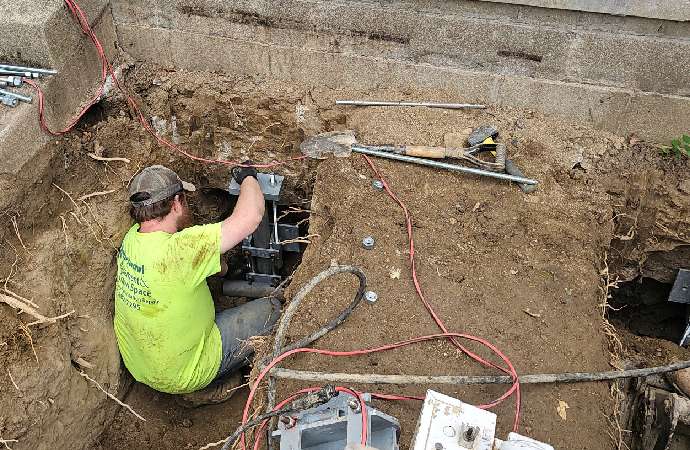 Foundation Pier Installation Greenfield Indiana