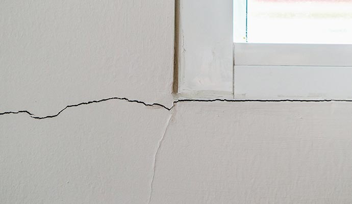 cracked wall