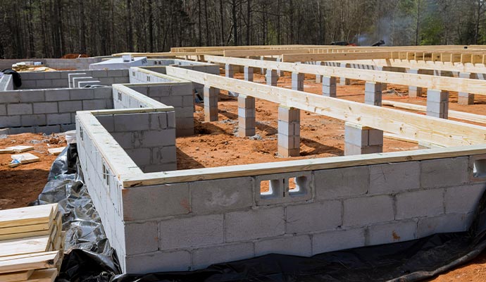 Construction repair site