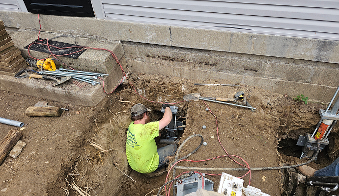 Foundation Pier Systems in Indianapolis & Greenwood, IN