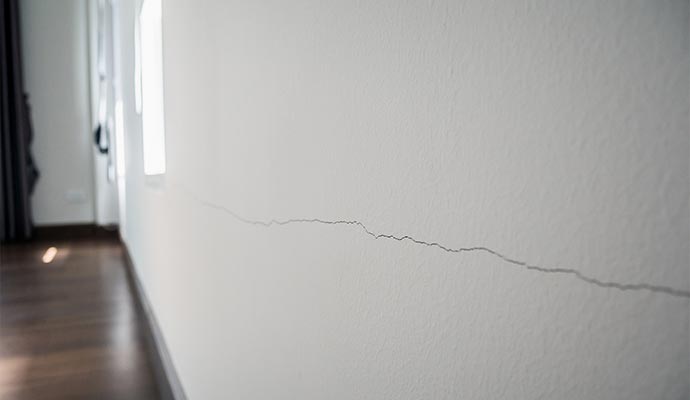 foundation wall bow inward
