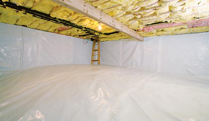 Insulated converted storage space