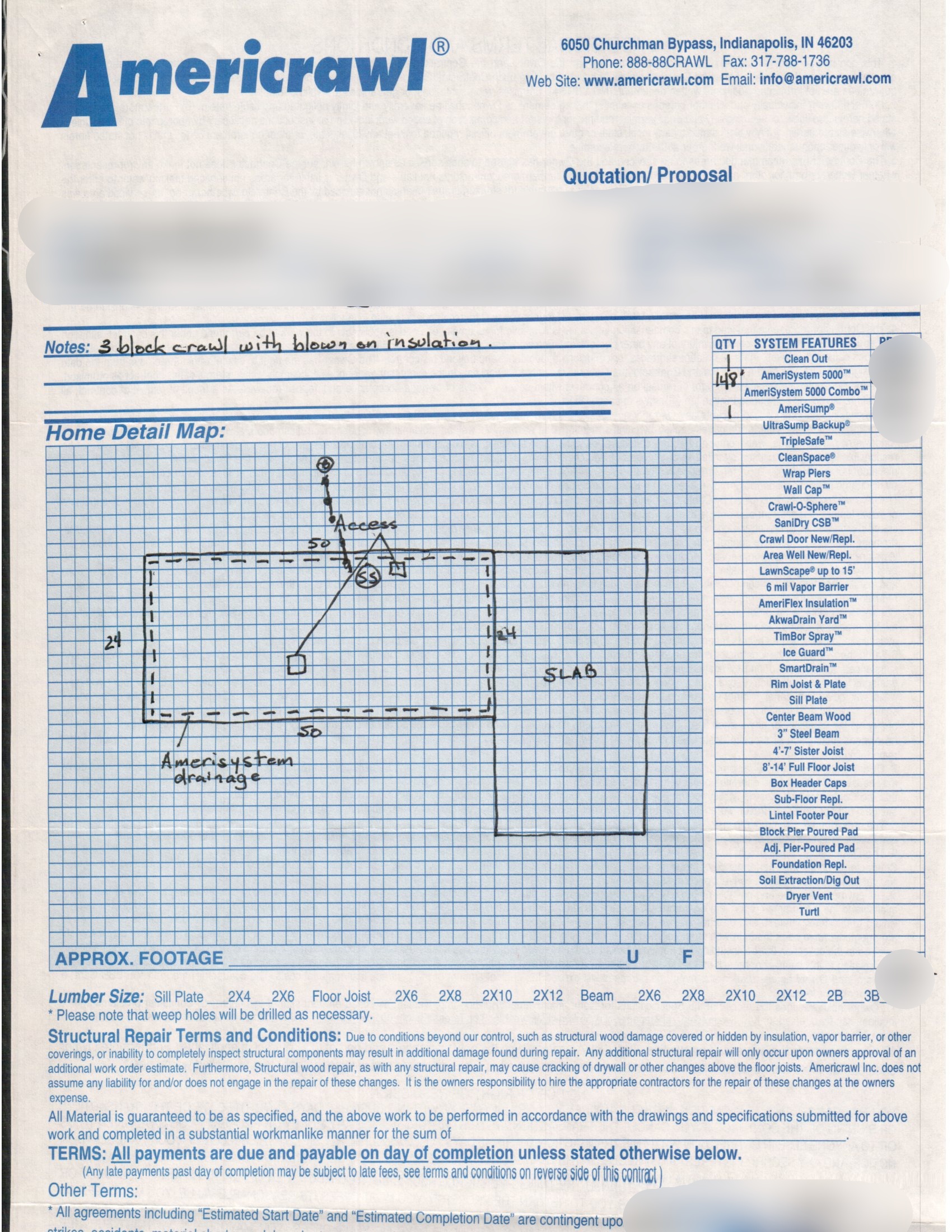 Crawl Space Drainage