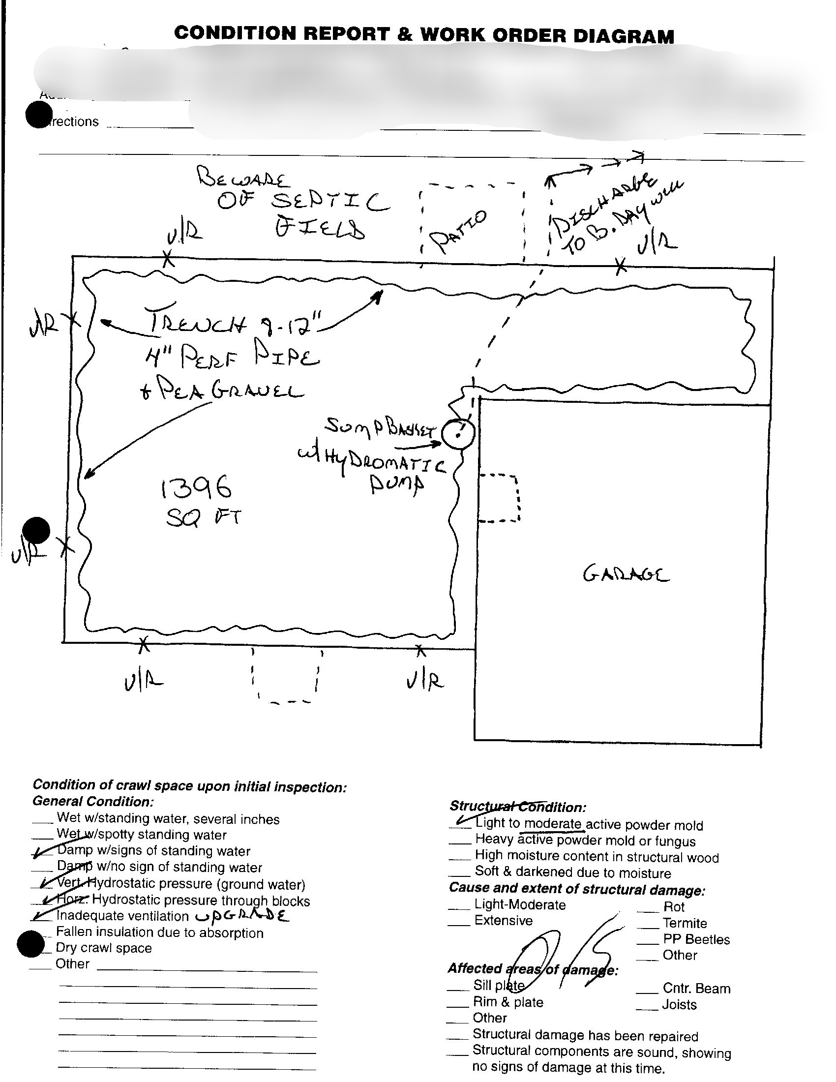 Crawl Space Drainage