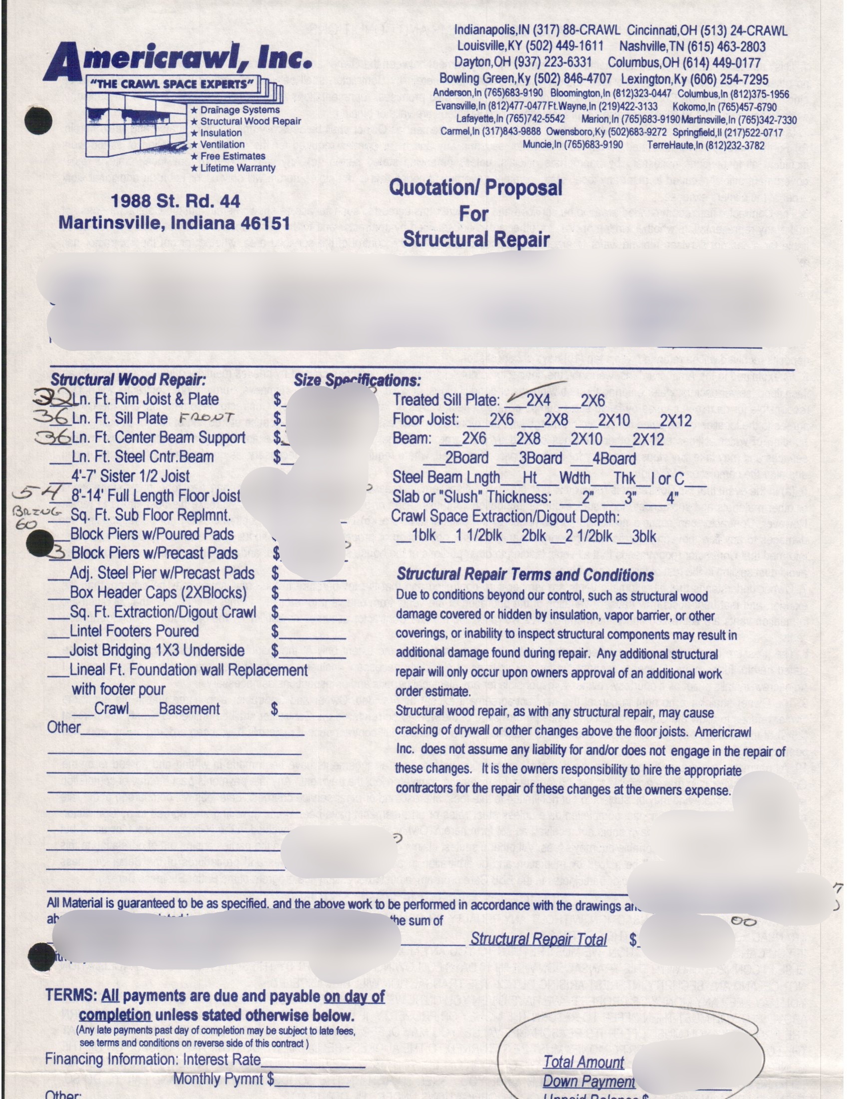 Structural Wood Repair