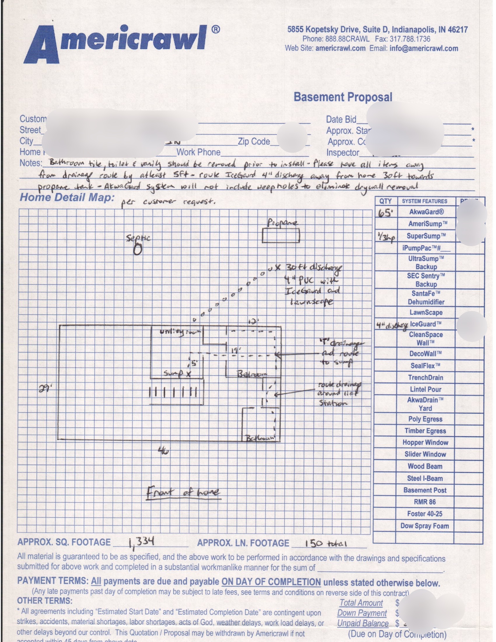Basement Drainage