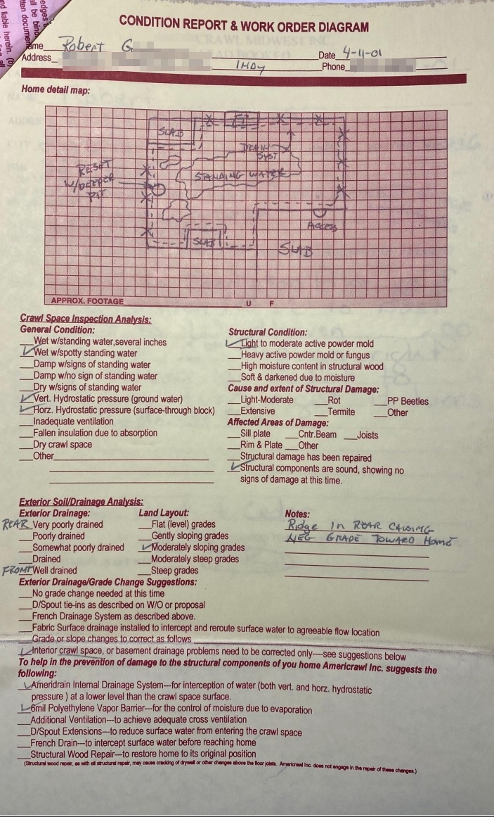Flooded Crawlspace Solved