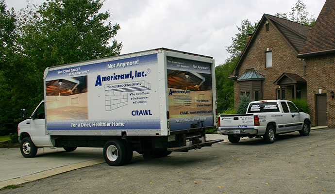 Americrawl service vehicle