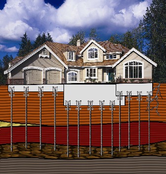 Building a house on concrete piers Building a house on concrete piers