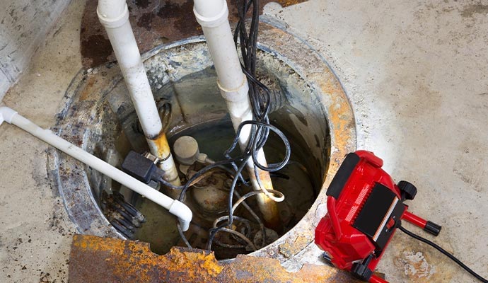 Professional sump pump repair service