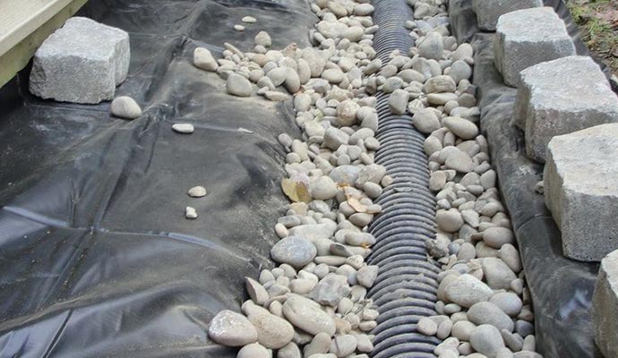 French drainage system