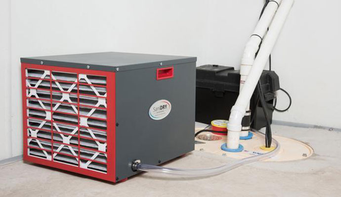 Sanidry For Dehumidification, Mold & Allergen Control