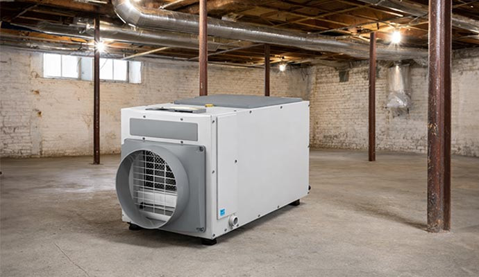 Basement dehumidifier system Basement dehumidifier system