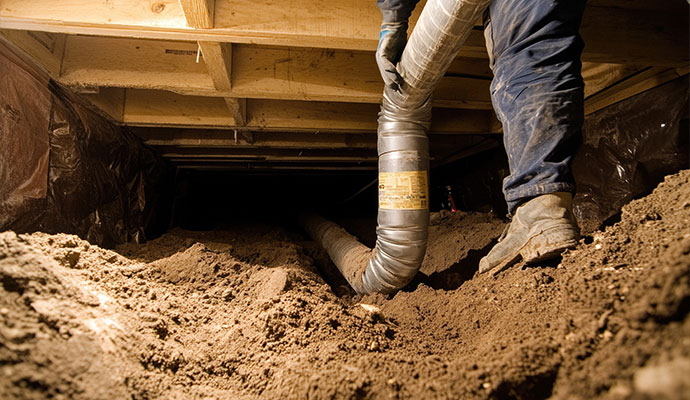 Crawl space repair