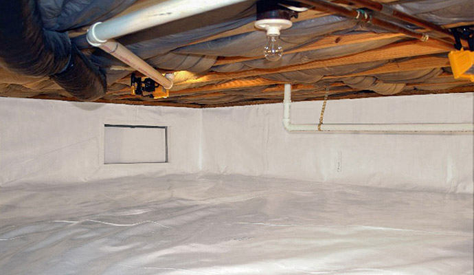 Encapsulated crawl space