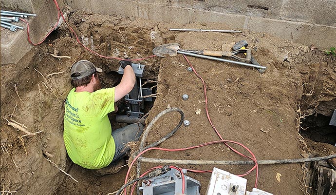 Foundation stabilization services