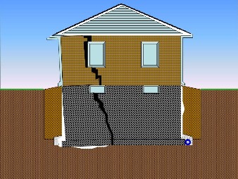Building settlement cracks in house Building settlement cracks in house