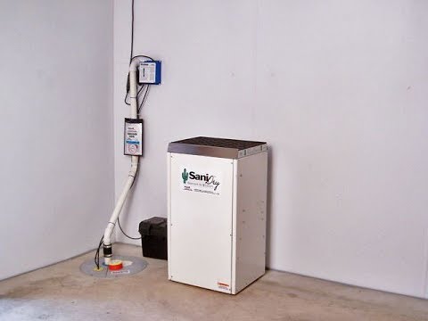 Americrawls SaniDry Dehumidifier for damp below grade environments in Indianapolis Indiana