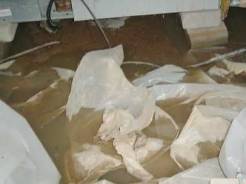 Inferior 6 mil plastic crawl space vapor barrier