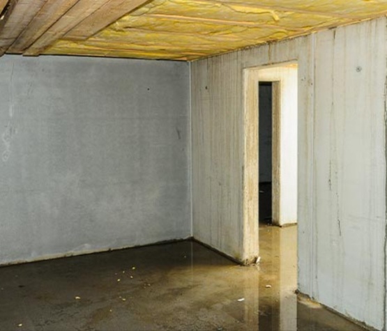Water damaged basement