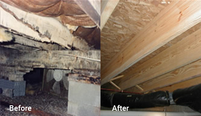 Wood Component Repair & Replacement in Indiana | Americrawl